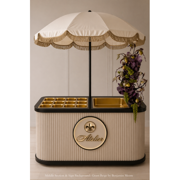 72 in Bloom Bar Cart